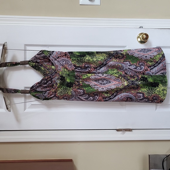 Cristinalove Summer dress, Halter, boho, multicolor Small - Picture 3 of 9